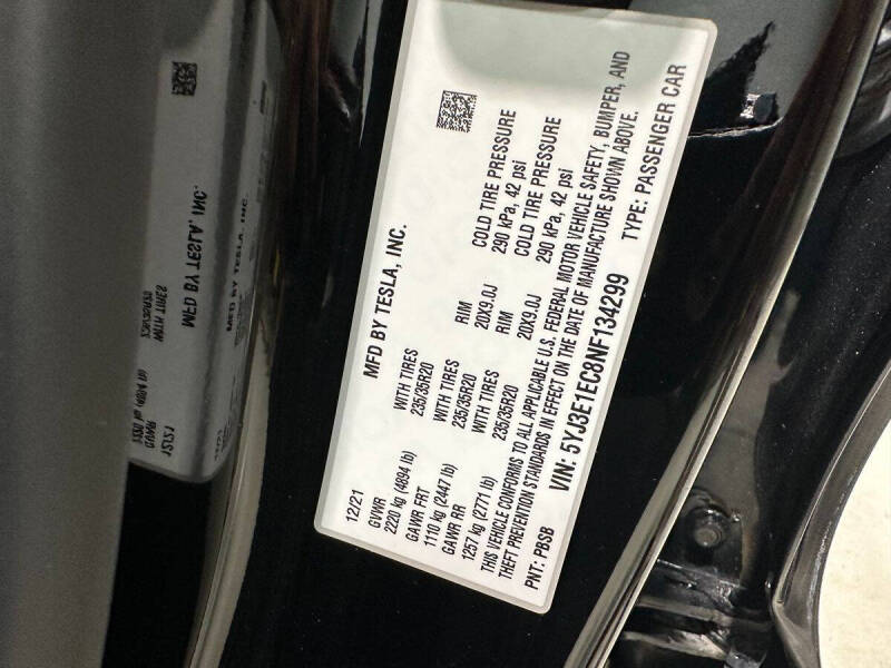 2022 Tesla Model 3 Performance