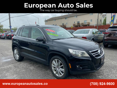 2011 Volkswagen Tiguan for sale at European Auto Sales in Bridgeview IL