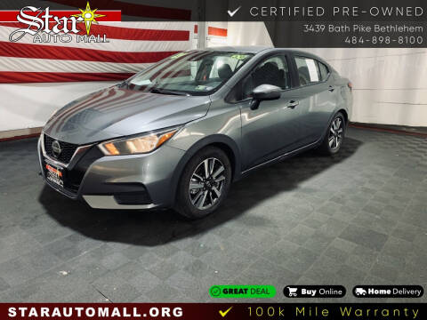 2021 Nissan Versa for sale at STAR AUTO MALL 512 in Bethlehem PA
