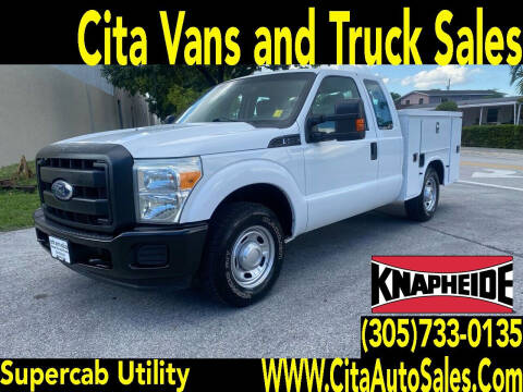 2011 FORD F250 SD SUPERCAB UTILITY TRUCK for sale at Cita Auto Sales in Medley FL