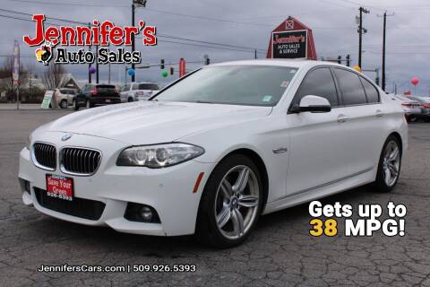 2015 BMW 5 Series for sale at Jennifer's Auto Sales in Spokane Valley WA