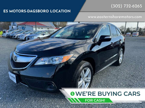 2013 Acura RDX for sale at ES Motors-DAGSBORO location in Dagsboro DE