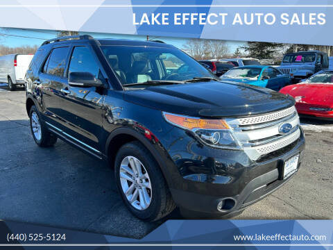 2014 Ford Explorer for sale at Lake Effect Auto Sales in Chardon OH