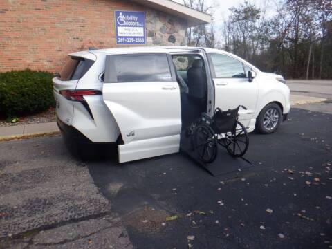 2021 Toyota Sienna for sale at Mobility Motors LLC - A Wheelchair Van in Battle Creek MI