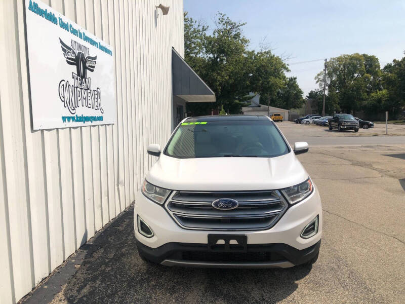 Used 2016 Ford Edge SEL with VIN 2FMPK4J82GBB15756 for sale in Beardstown, IL