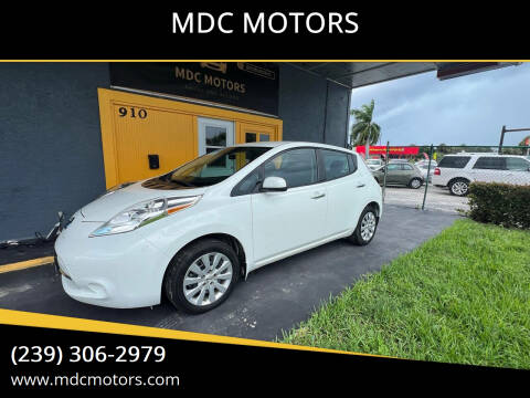 2017 Nissan LEAF for sale at MDC MOTORS in Fort Myers FL