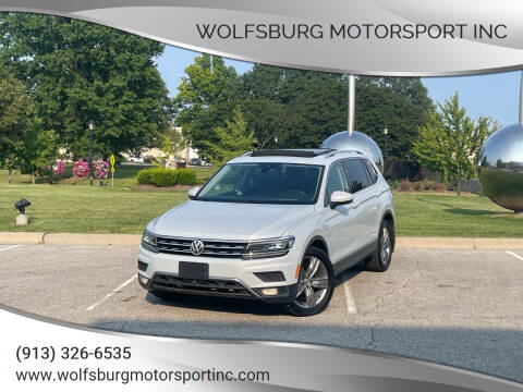 2018 Volkswagen Tiguan for sale at WOLFSBURG MOTORSPORT INC in Shawnee KS