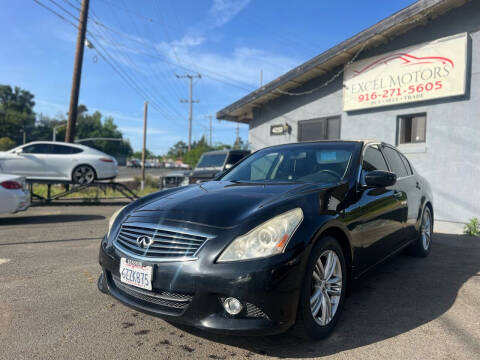 2013 Infiniti G37 Sedan for sale at Excel Motors in Fair Oaks CA