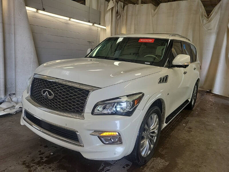 2016 Infiniti QX80 for sale at ROADSTAR MOTORS in Liberty Township OH