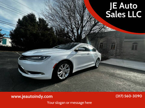 2015 Chrysler 200 for sale at JE Auto Sales LLC in Indianapolis IN