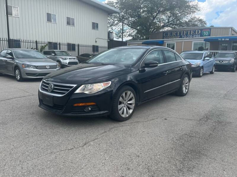 2010 Volkswagen CC for sale at CERTIFIED AUTO GROUP in Houston TX