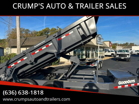 2024 Good Guys 14’ Dump Trailer for sale at CRUMP'S AUTO & TRAILER SALES in Crystal City MO