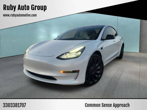 2021 Tesla Model 3 for sale at Ruby Auto Group in Hudson OH