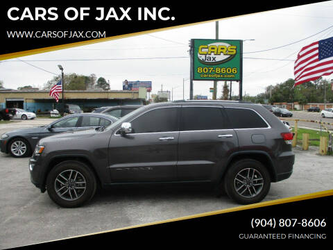 2020 Jeep Grand Cherokee for sale at CARS OF JAX INC. in Jacksonville FL