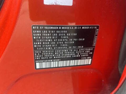 2019 Volkswagen Tiguan