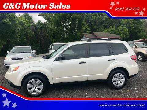 2010 Subaru Forester for sale at C&C Motor Sales LLC in Hudson NC