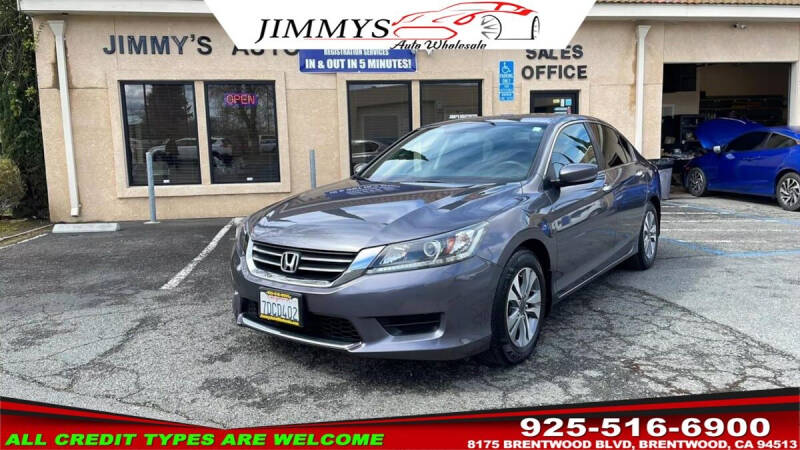 2014 Honda Accord for sale at JIMMY'S AUTO WHOLESALE in Brentwood CA