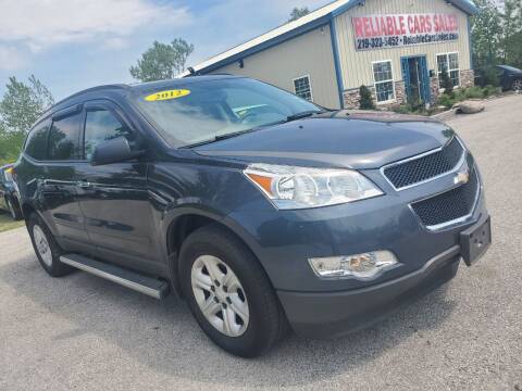 2012 Chevrolet Traverse for sale at Reliable Cars Sales in Michigan City IN