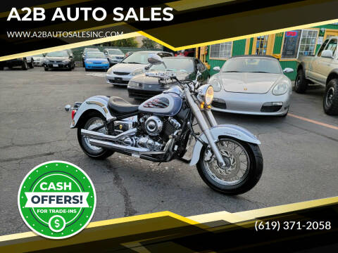 2002 Yamaha V STAR 1100 for sale at A2B AUTO SALES in Chula Vista CA