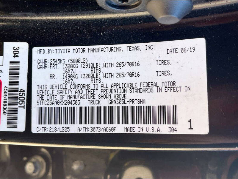 2019 Toyota Tacoma TRD Pro