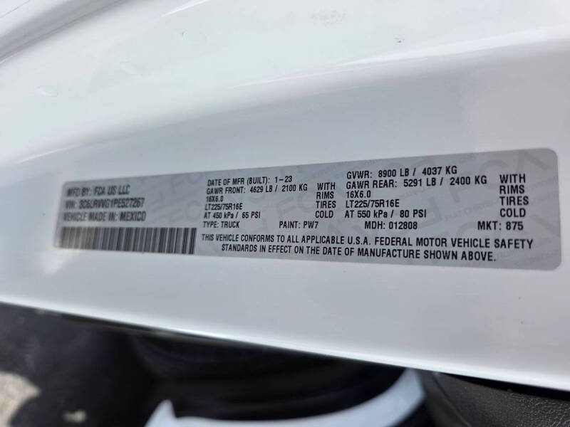 2023 RAM ProMaster 2500 136 WB