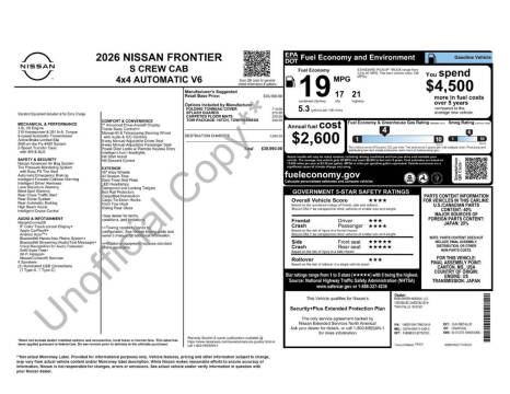 2026 Nissan Frontier