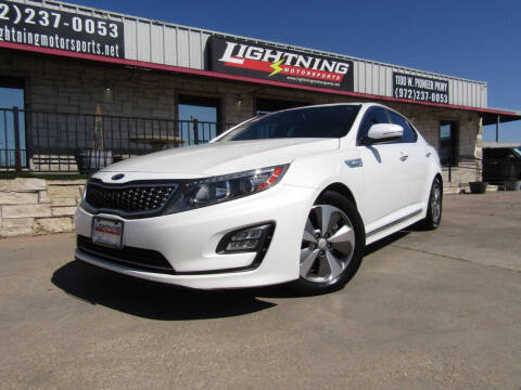 2014 Kia Optima Hybrid for sale at Lightning Motorsports in Grand Prairie TX