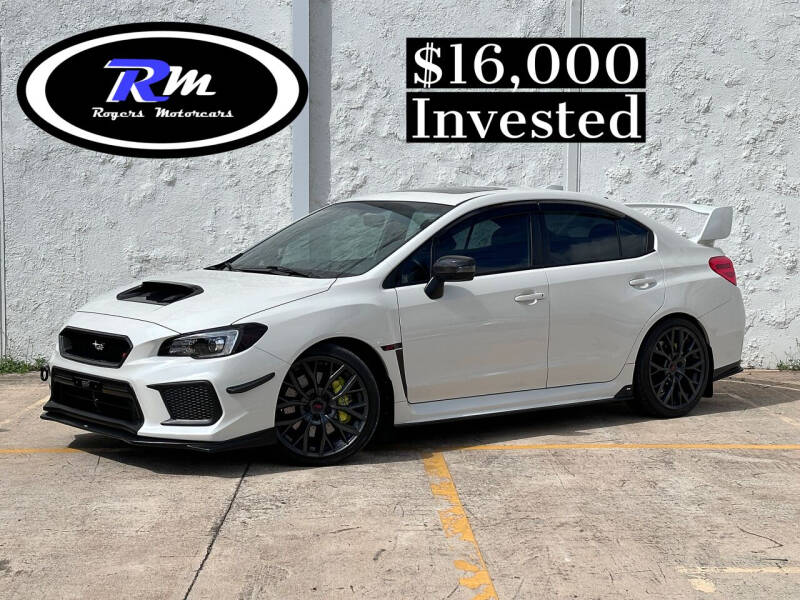 2019 Subaru WRX for sale at ROGERS MOTORCARS in Houston TX
