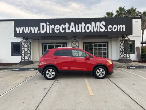 2015 Chevrolet Trax for sale at Direct Auto in Biloxi MS