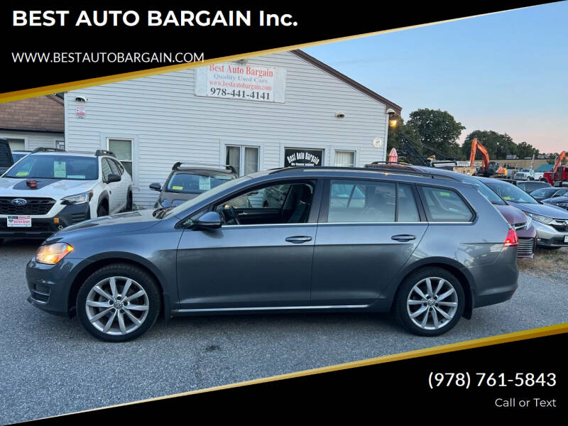 2017 Volkswagen Golf SportWagen for sale at BEST AUTO BARGAIN inc. in Lowell MA