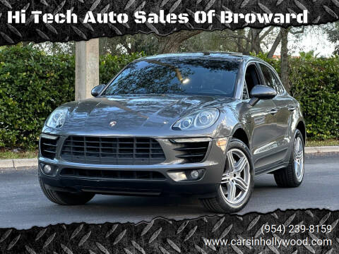 2015 Porsche Macan for sale at Hi Tech Auto Sales Of Broward in Hollywood FL