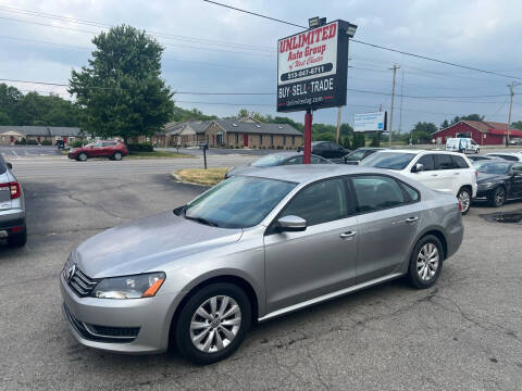 2014 Volkswagen Passat for sale at Unlimited Auto Group in West Chester OH
