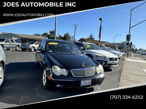2003 Mercedes-Benz C-Class for sale at JOES AUTOMOBILE INC in Napa CA