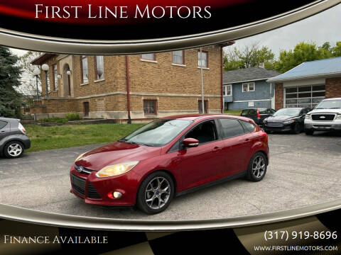 2014 Ford Focus for sale at First Line Motors in Brownsburg IN