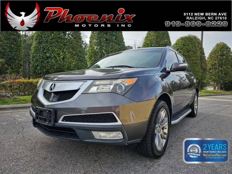 2011 Acura MDX for sale at Phoenix Motors Inc in Raleigh NC