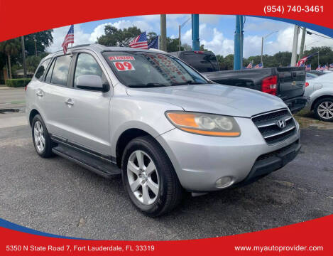 2009 Hyundai Santa Fe for sale at AUTO PROVIDER in Fort Lauderdale FL