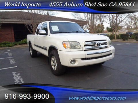 2005 Toyota Tundra for sale at World Imports in Sacramento CA