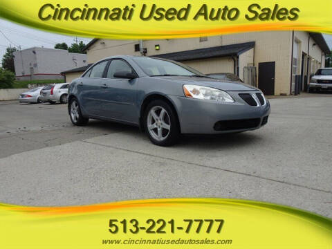 2007 Pontiac G6 for sale at Cincinnati Used Auto Sales in Cincinnati OH