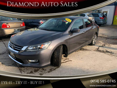 2014 Honda Accord for sale at DIAMOND AUTO SALES LLC in Milwaukee WI