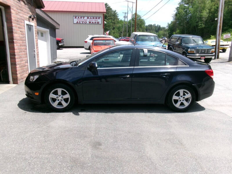 2014 Chevrolet Cruze for sale at East Barre Auto Sales, LLC in East Barre VT