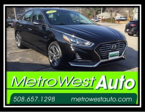 2019 Hyundai Sonata Plug-in Hybrid for sale at Metro West Auto in Bellingham MA