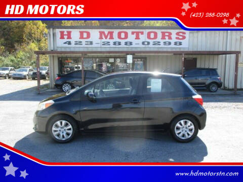 2012 Toyota Yaris for sale at HD MOTORS in Kingsport TN