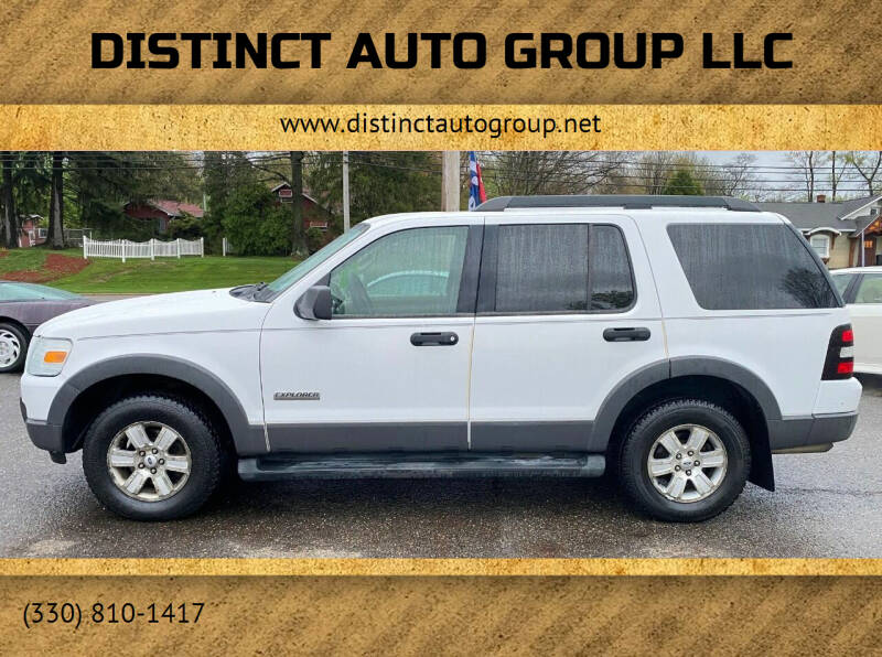 2006 Ford Explorer for sale at DISTINCT AUTO GROUP LLC in Kent OH