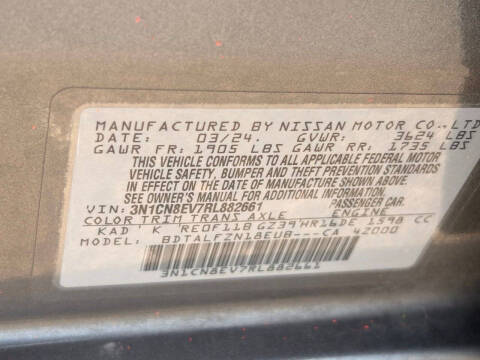 2024 Nissan Versa SV