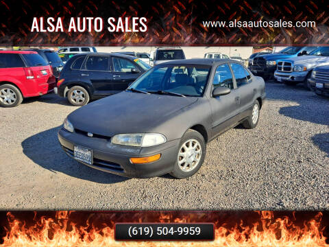 1993 GEO Prizm for sale at ALSA Auto Sales in El Cajon CA