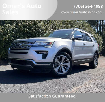 2018 Ford Explorer for sale at Omar's Auto Sales in Martinez GA