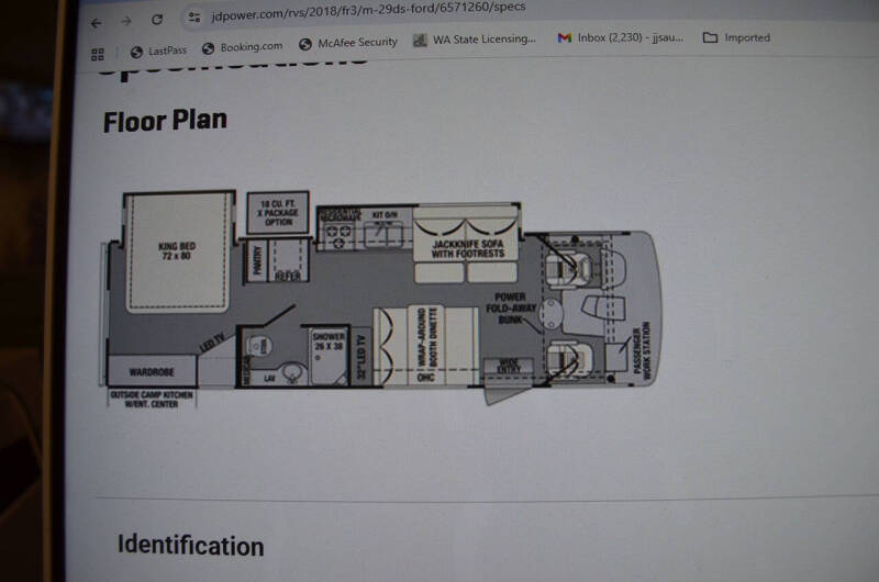 2018 Ford Motorhome Chassis
