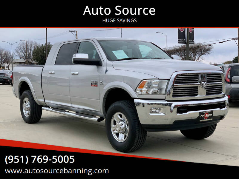2011 RAM Ram Pickup 2500 for sale at Auto Source in Banning CA