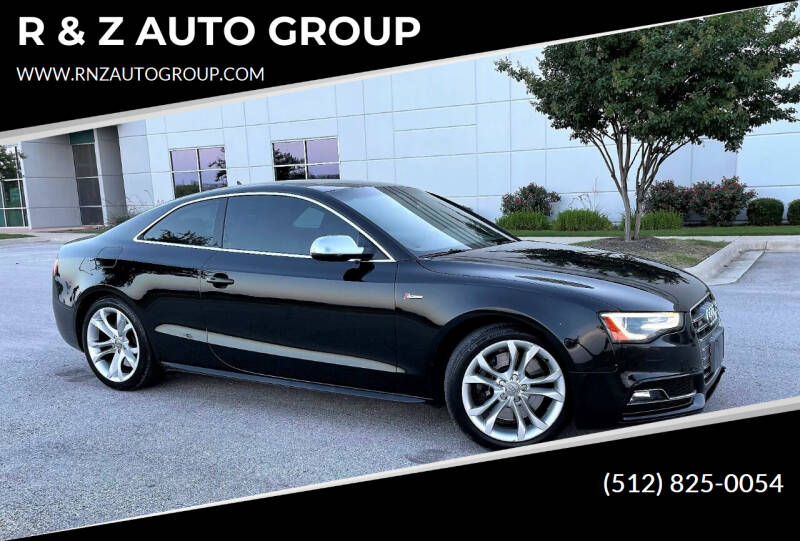 2015 Audi S5 for sale at R & Z AUTO GROUP in Austin TX