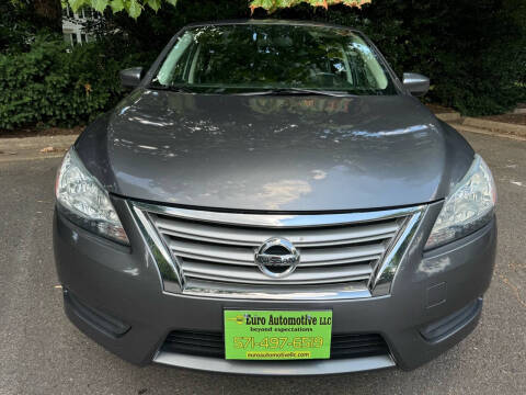 2015 Nissan Sentra for sale at Euro Automotive LLC in Falls Church VA